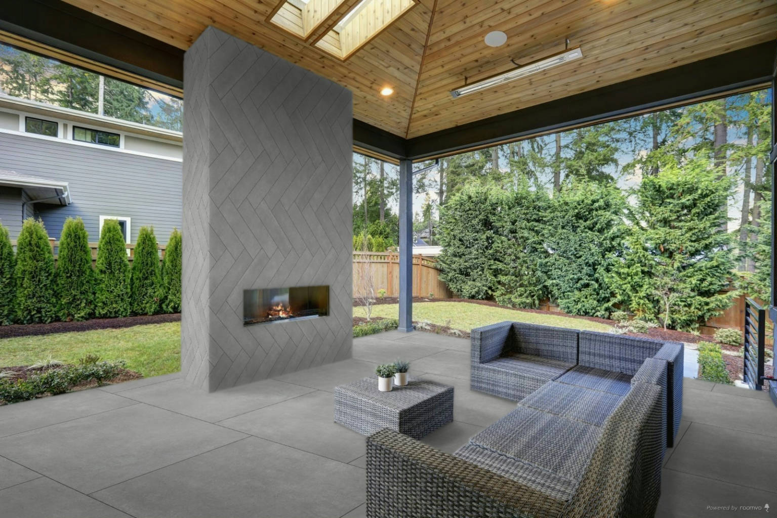 Ashland Grey 48x48 and 6x24 | Revere Tile Company
