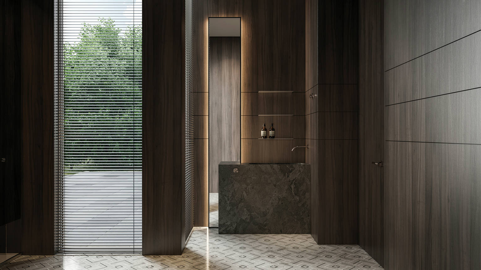 Luxury Roma Argento Picco Mosaic | Revere Tile Company